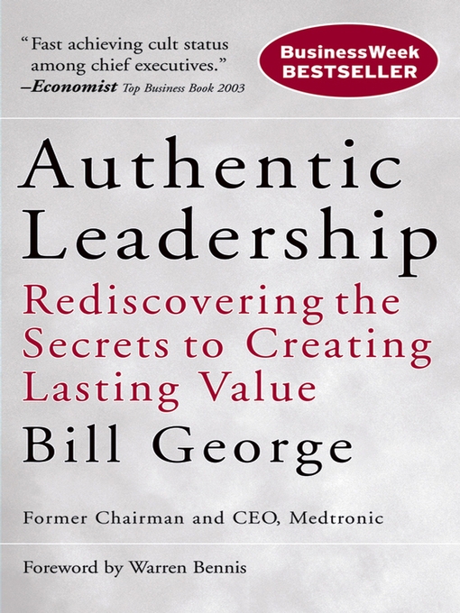 Cover image for Authentic Leadership